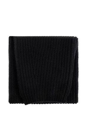 Lisa Yang ribbed scarf - Black