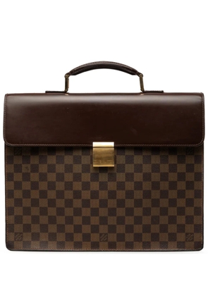 Louis Vuitton Pre-Owned 2005 Damier Ebene Altona PM business bag - Brown