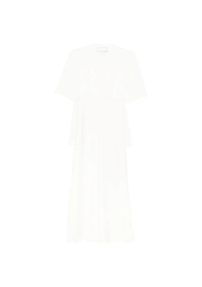 LITKOVSKA soft-structured maxi dress - White