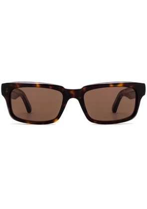 Balenciaga Eyewear rectangle-frame sunglasses - Brown