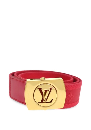 Louis Vuitton Pre-Owned 2012 monogram cutout belt - Red
