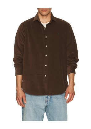 Polo Ralph Lauren Corduroy Sport Shirt in Brown. Size S. Also in L, XL/1X, XXL/2X.