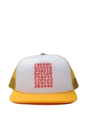 Chrome Hearts Eyechart trucker hat - Yellow