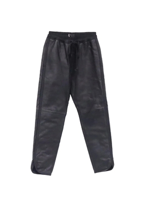 Fear Of God leather elasticated trousers - Black