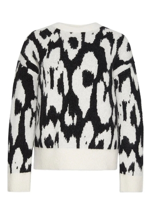 Calvin Klein patterned sweater - White