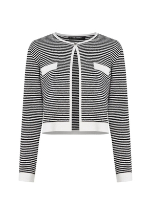 Karl Lagerfeld striped cardigan - Black