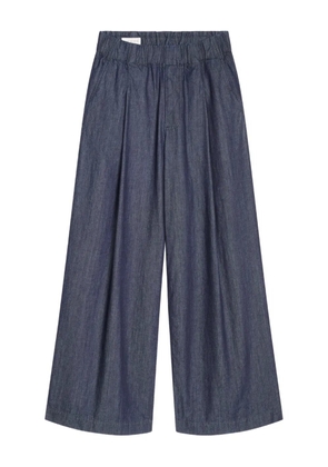 DRIES VAN NOTEN wide-leg trousers - Blue