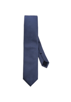 Corneliani patterned tie - Blue