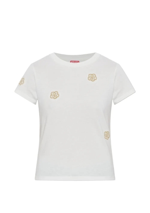 Kenzo boke flower embroidered T-shirt - White