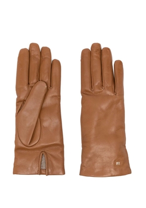 Max Mara leather gloves - Brown