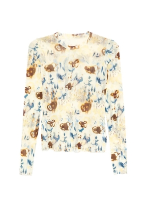 JNBY floral printed T-shirt - Neutrals
