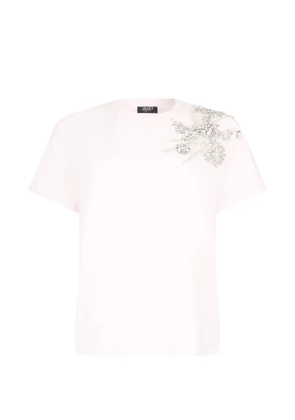 LIU JO embroidered T-shirt - Pink