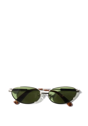 Jacquemus Alba oval-frame sunglasses - Silver