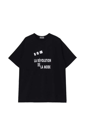 Yohji Yamamoto print T-shirt - Black
