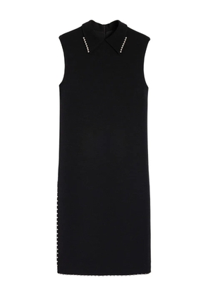 Jil Sander Peter Pan-collar studded dress - Black