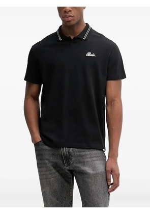 BALR. tipped collar polo shirt - Black