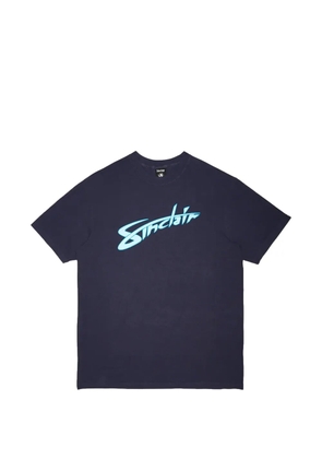 Sinclair text logo short sleeve T-shirt - Blue