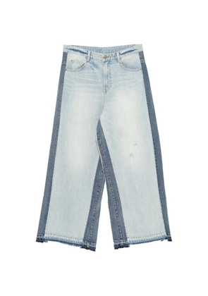 JNBY colour-block wide-leg jeans - Blue