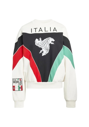 adidas Italia Coppa del Mundo graphic crew-neck sweatshirt - Neutrals