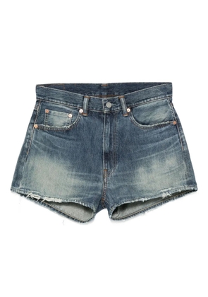 Denimist Haisley frayed denim shorts - Blue