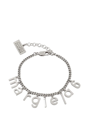 MM6 Maison Margiela logo-pendant bracelet - Silver