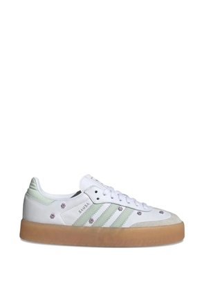 adidas Sambae floral sneakers - White