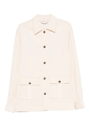 Drôle De Monsieur corduroy pocket jacket - Neutrals