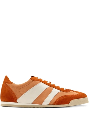 Collegium suede panelled sneakers - Orange