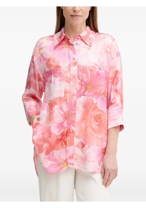 Marc Aurel buttoned floral-print shirt - Pink