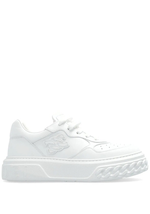 Casadei logo-patch sneakers - White
