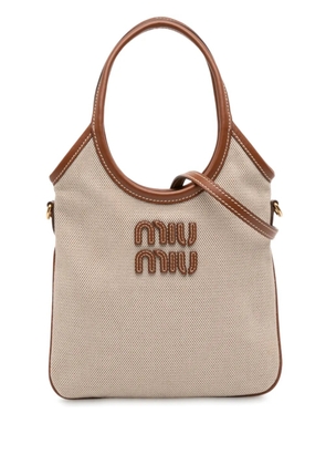 Miu Miu Pre-Owned 2010-2025 Canvas Ivy satchel - Brown