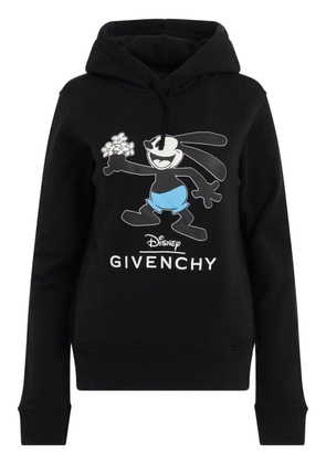 Givenchy xDisney Oswald Flowers hoodie - Black
