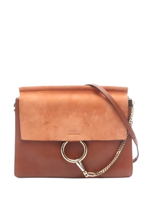 Chloé Pre-Owned 2000s Faye suede shoulder bag - Brown