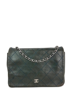CHANEL Pre-Owned 2013-2014 Wallet On Chain cross-body bag - Green