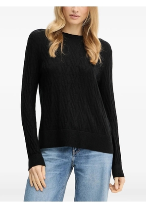Armani Exchange textured sweater - Black