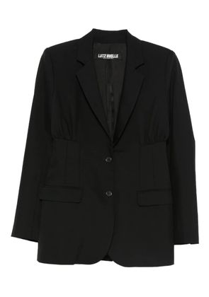 Lutz Huelle Adore button-fastening blazer - Black