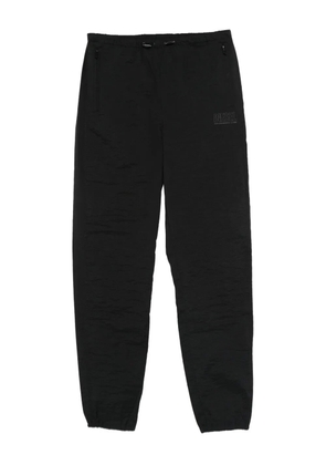 Diesel logo-embroidered track pants - Black