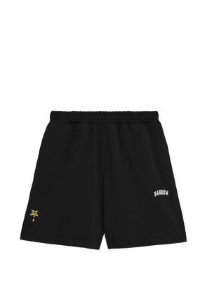 BARROW logo drawstring shorts - Black