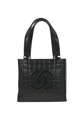 CHANEL Pre-Owned 2002 Choco Bar tote bag - Black