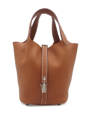Hermès Pre-Owned 2024 Clemence Picotin Lock 18 handbag - Brown