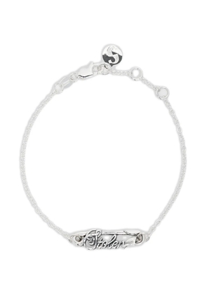Stolen Girlfriends Club scripted-pin bracelet - Silver