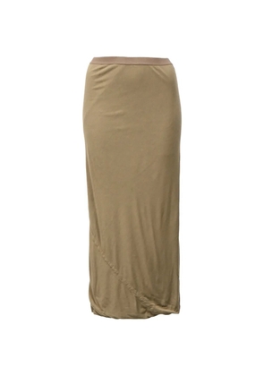 Rick Owens Vintage fitted midi skirt - Brown