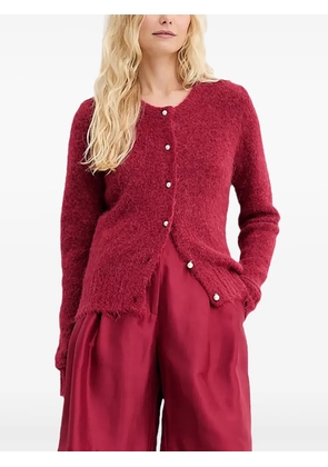 MUNTHE Povilla button-down cardigan - Red