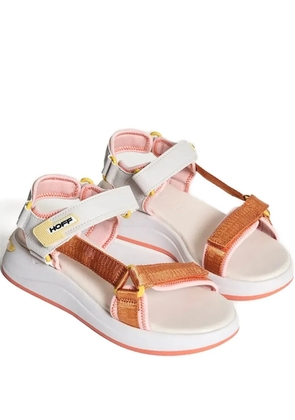 Hoff touch-strap platform sandals - Orange