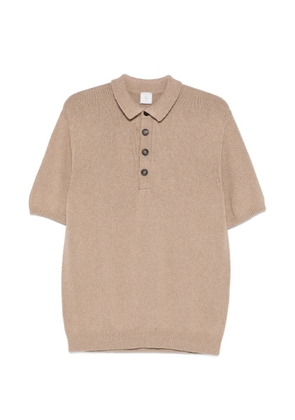 Eleventy knitted polo shirt - Neutrals
