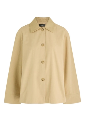 Arma Sina collared button jacket - Neutrals