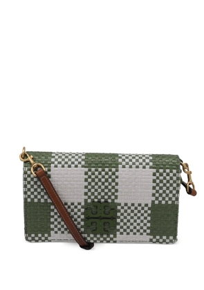 Tory Burch McGraw woven crossbody bag - Green