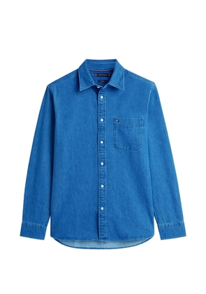 Tommy Hilfiger chest-pocket long-sleeved shirt - Blue