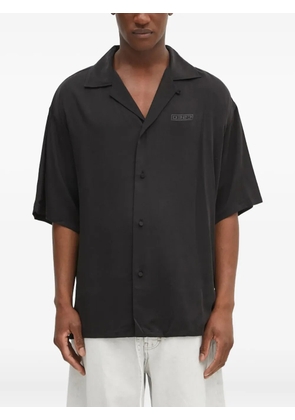 032c 111 bowling shirt - Black