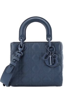 Christian Dior Pre-Owned Ultra Matte My ABCDior Lady Dior Bag Cannage Quilt Calfskin shoulder bag - Blue